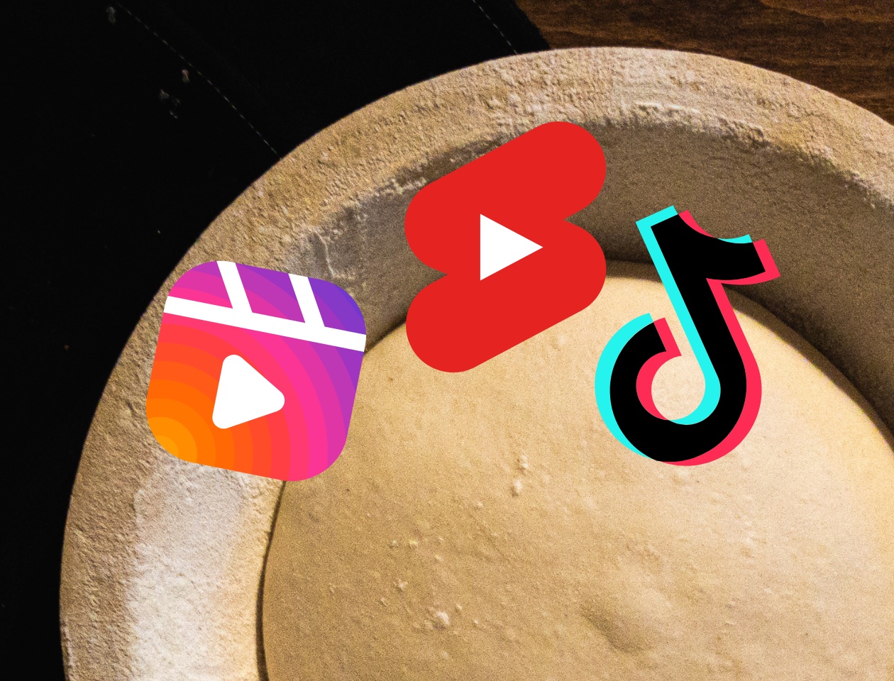 Brot, TikTok, YouTube und Instagram